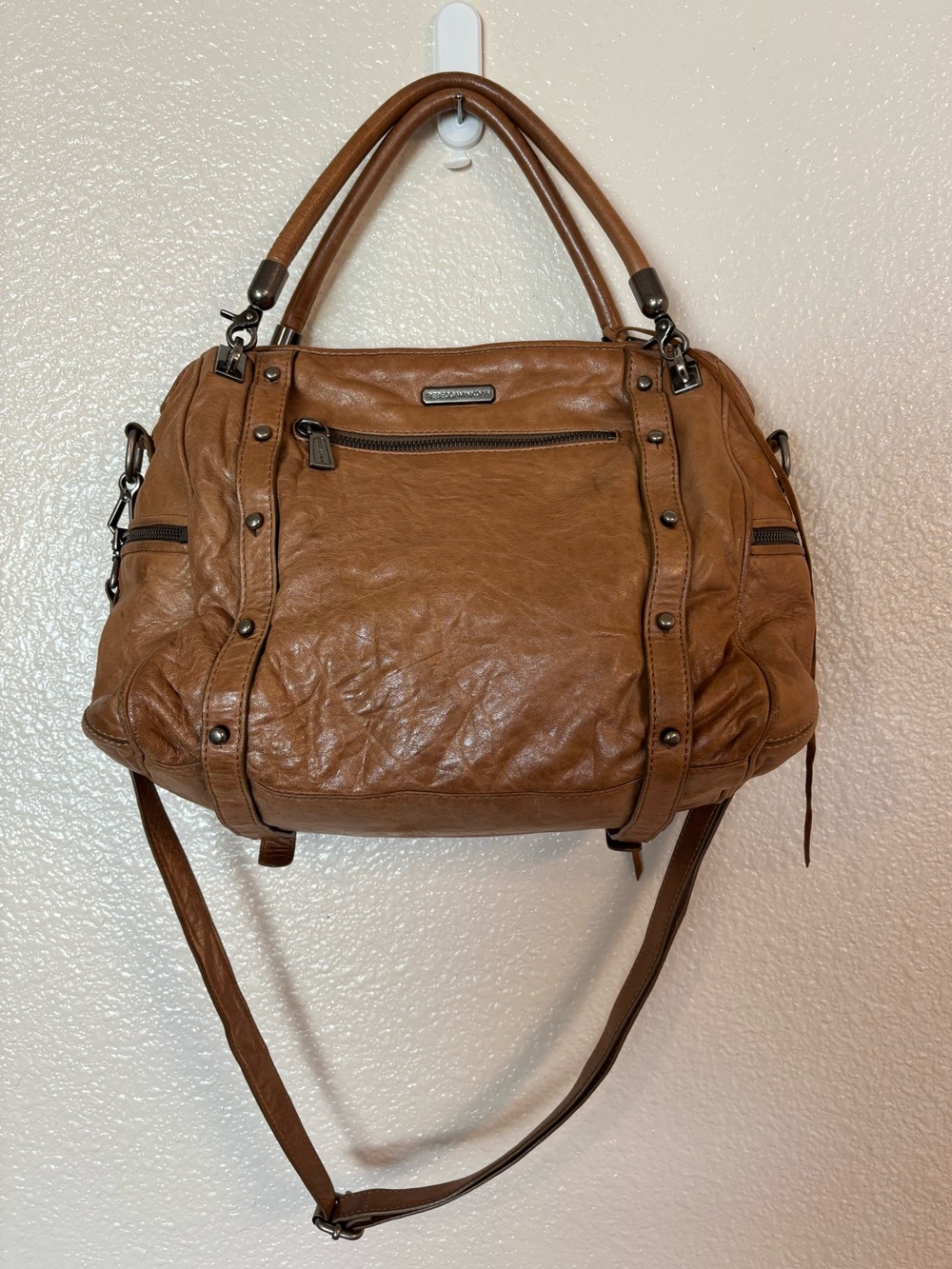 REBECCA MINKOFF Cupid Satchel Leather bag